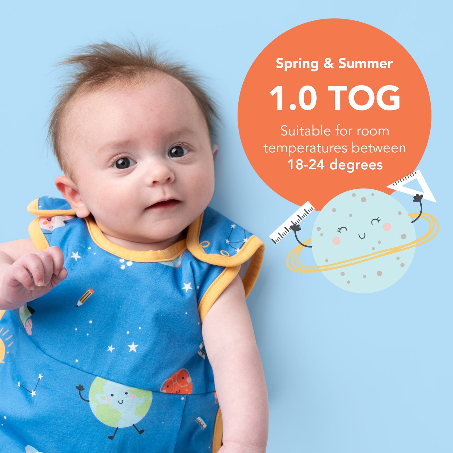 Baby Sleeping Bag - 1.0 TOG_Space_TOG_1204