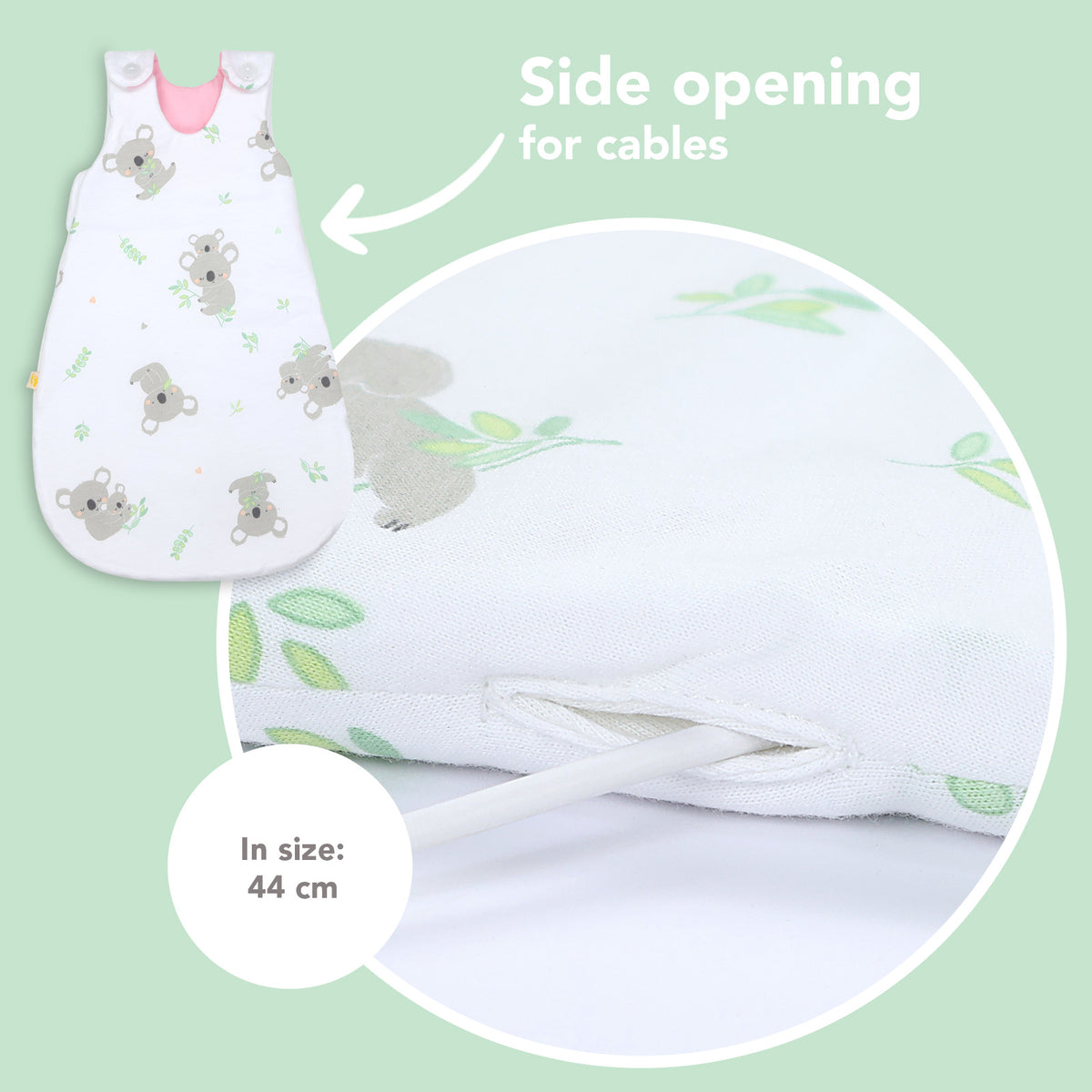 Baby Sleeping Bag - 2.5 TOG_Koala_detail3_1205
