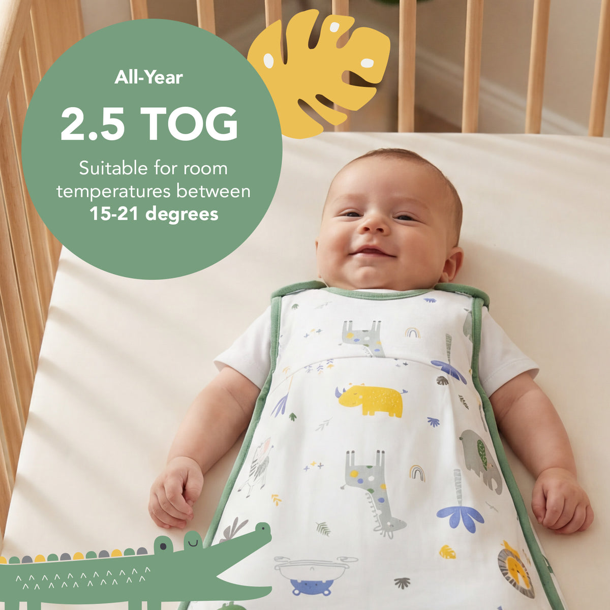 Baby Sleeping Bag - 2.5 TOG_Jungle_TOG_1205