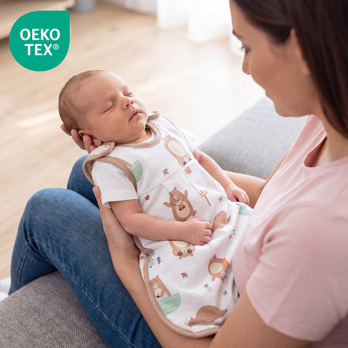 Baby Sleeping Bag - 2.5 TOG_Explorer Bear_OEKOTEX_1205