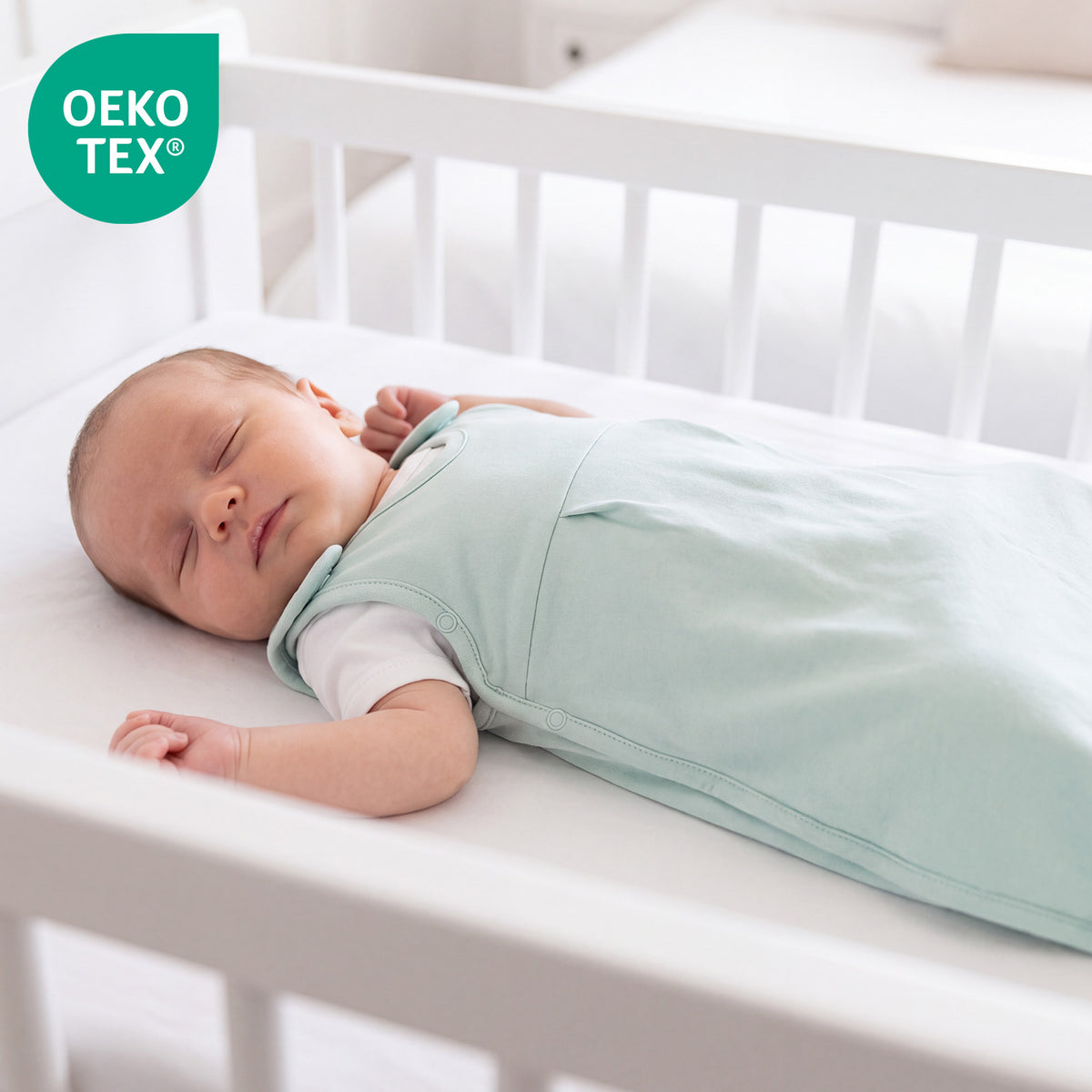 Baby Sleeping Bag - 1.0 TOG_Sage_OEKOTEX_1206