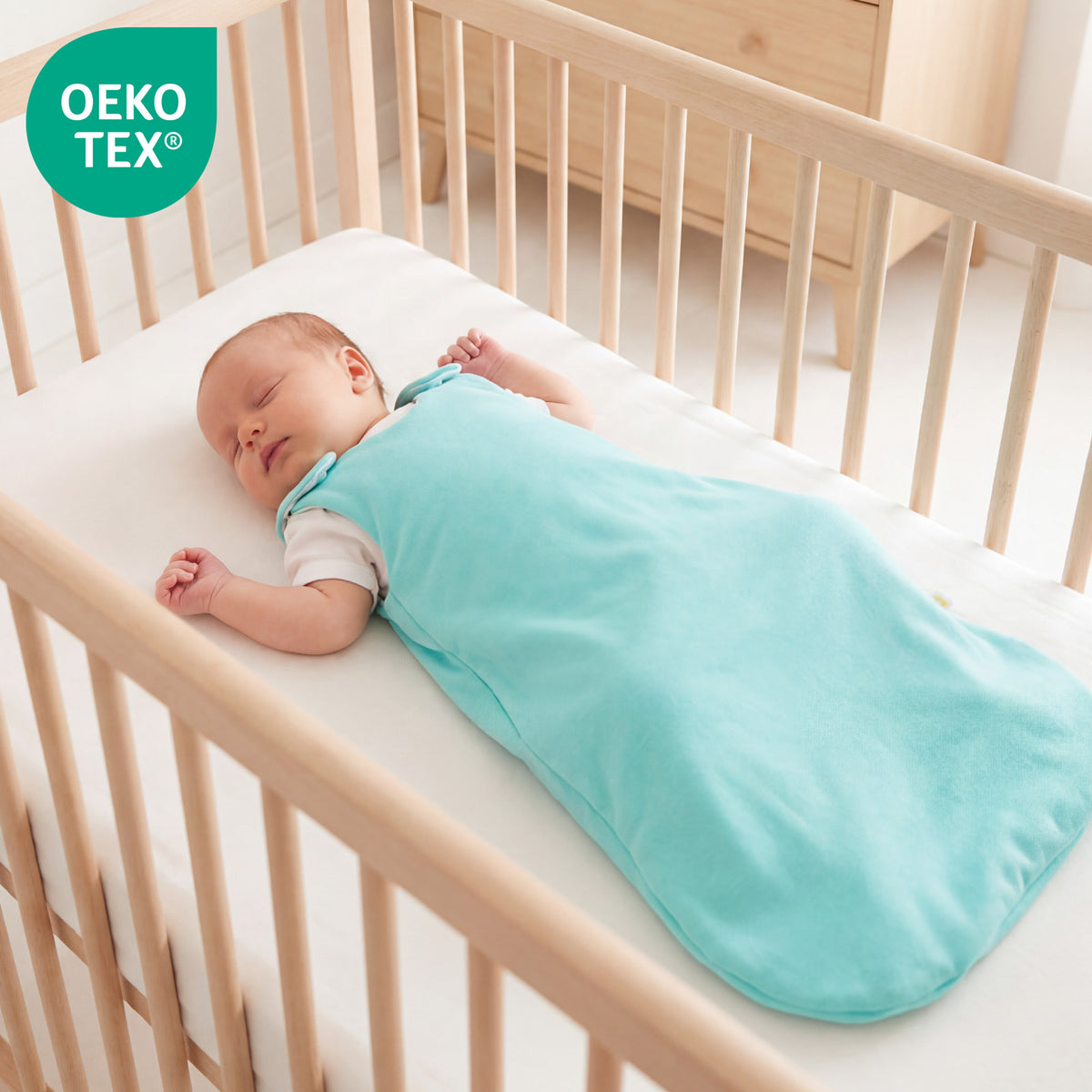 Baby Sleeping Bag - 2.5 TOG_Aqua_OEKOTEX_1207