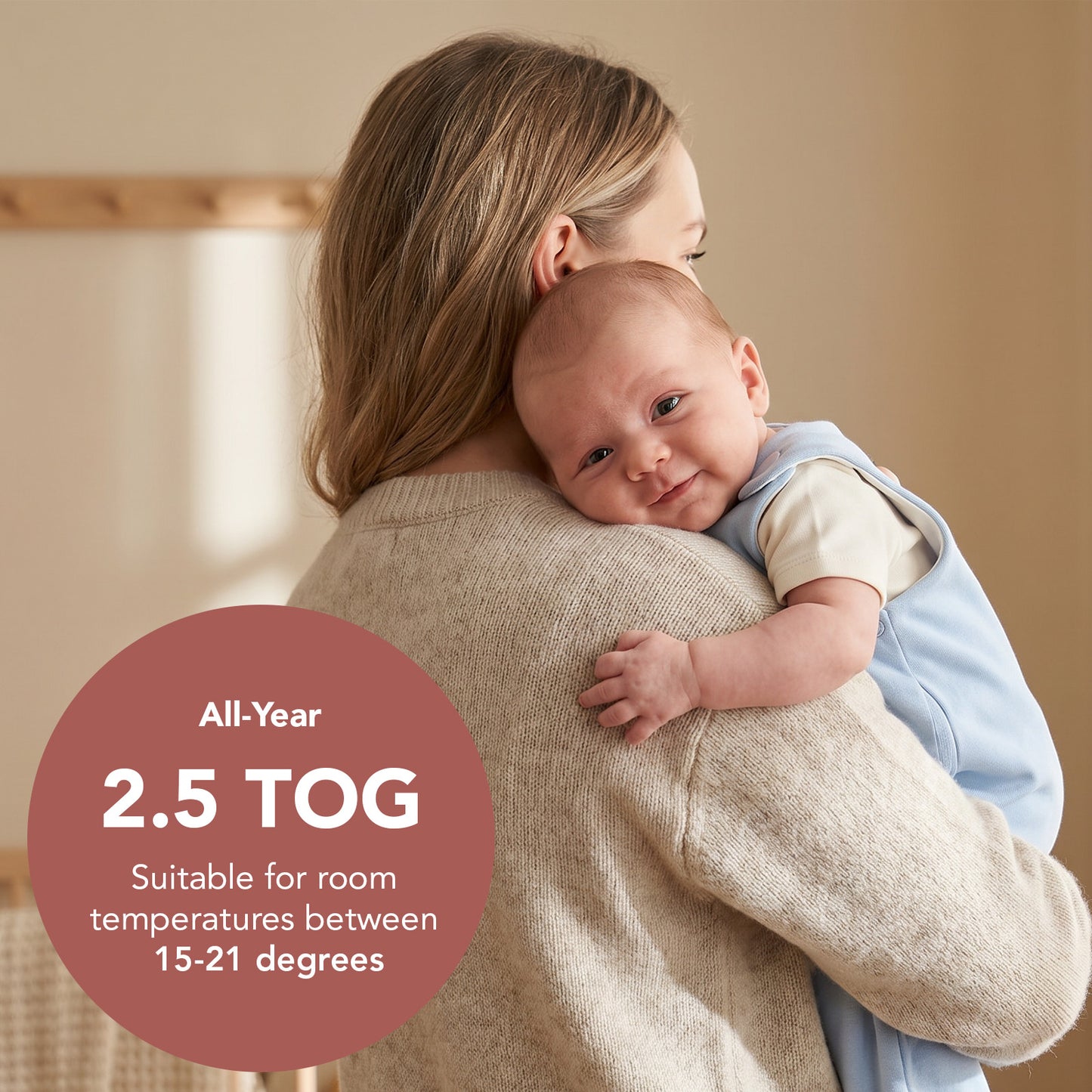Baby Sleeping Bag - 2.5 TOG_Powder Blue_TOG_1207