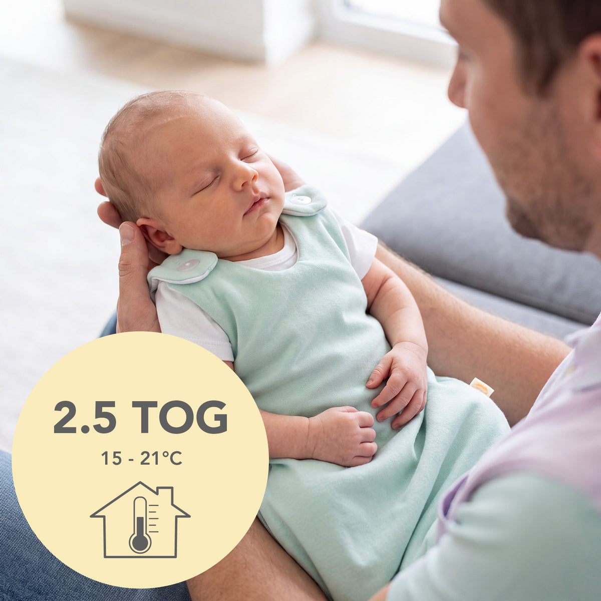 Baby Sleeping Bag - 2.5 TOG_Sage_TOG_1207