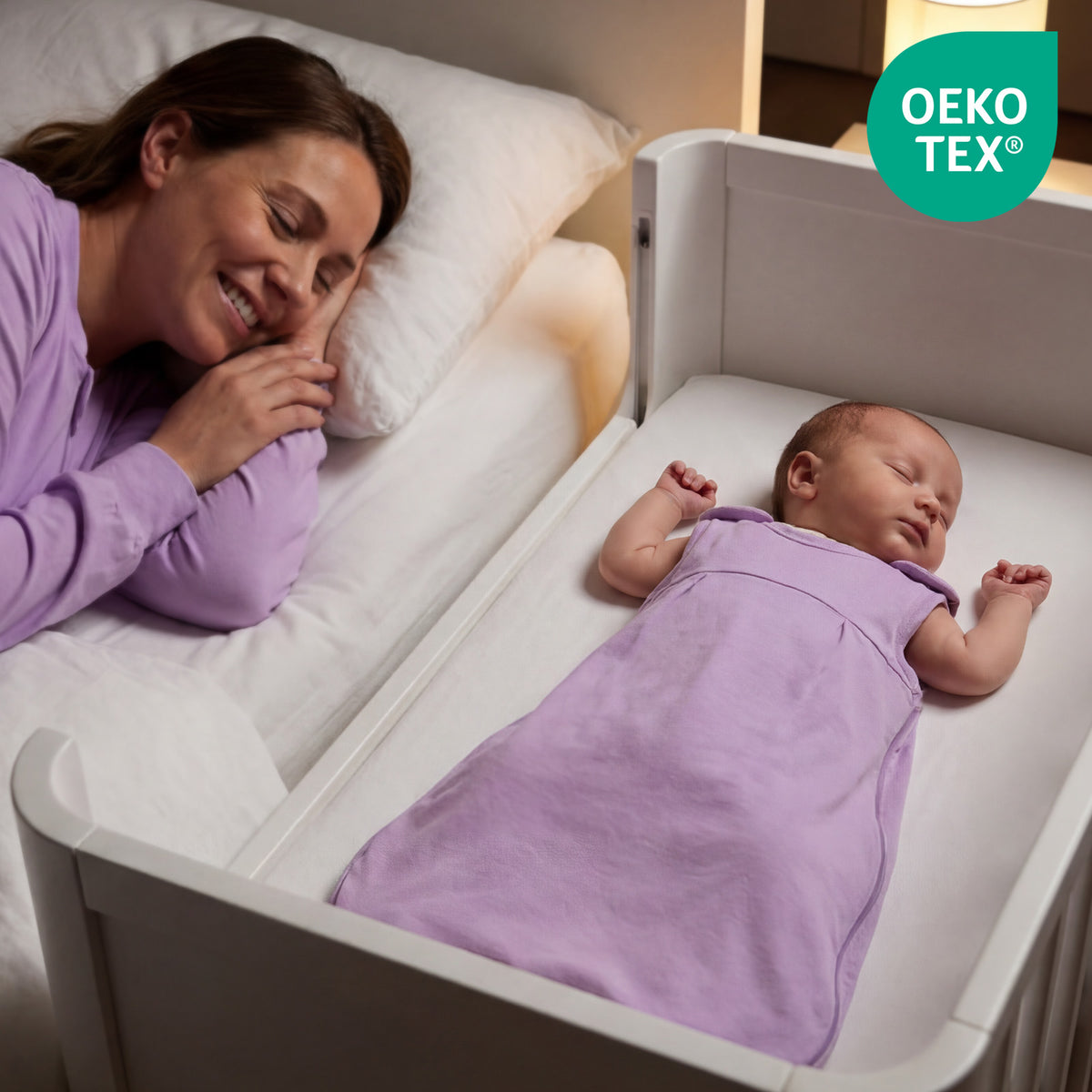 Baby Sleeping Bag - 2.5 TOG_Lilac_OEKOTEX_1207