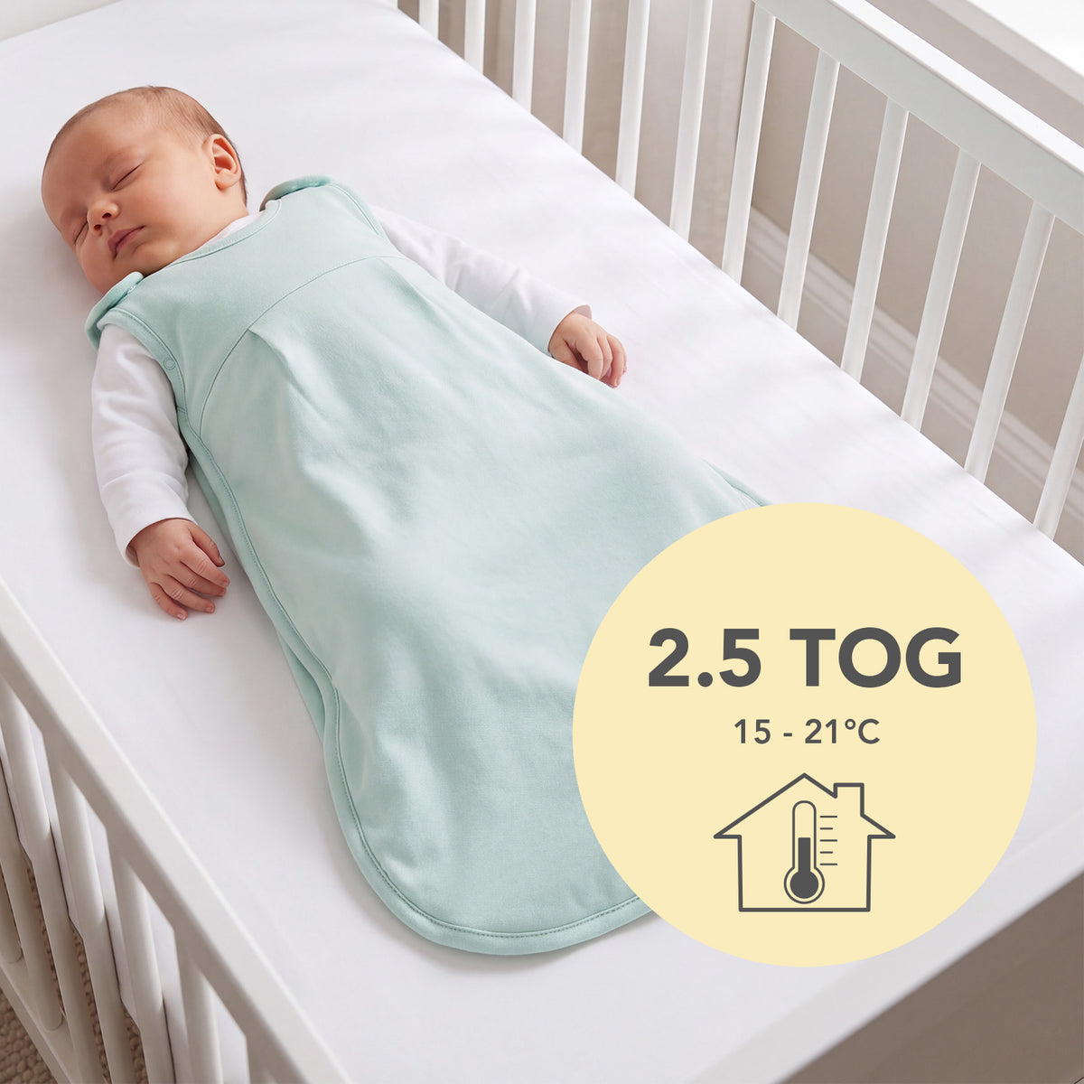 Baby Sleeping Bag - 2.5 TOG_Sage_TOG_1207