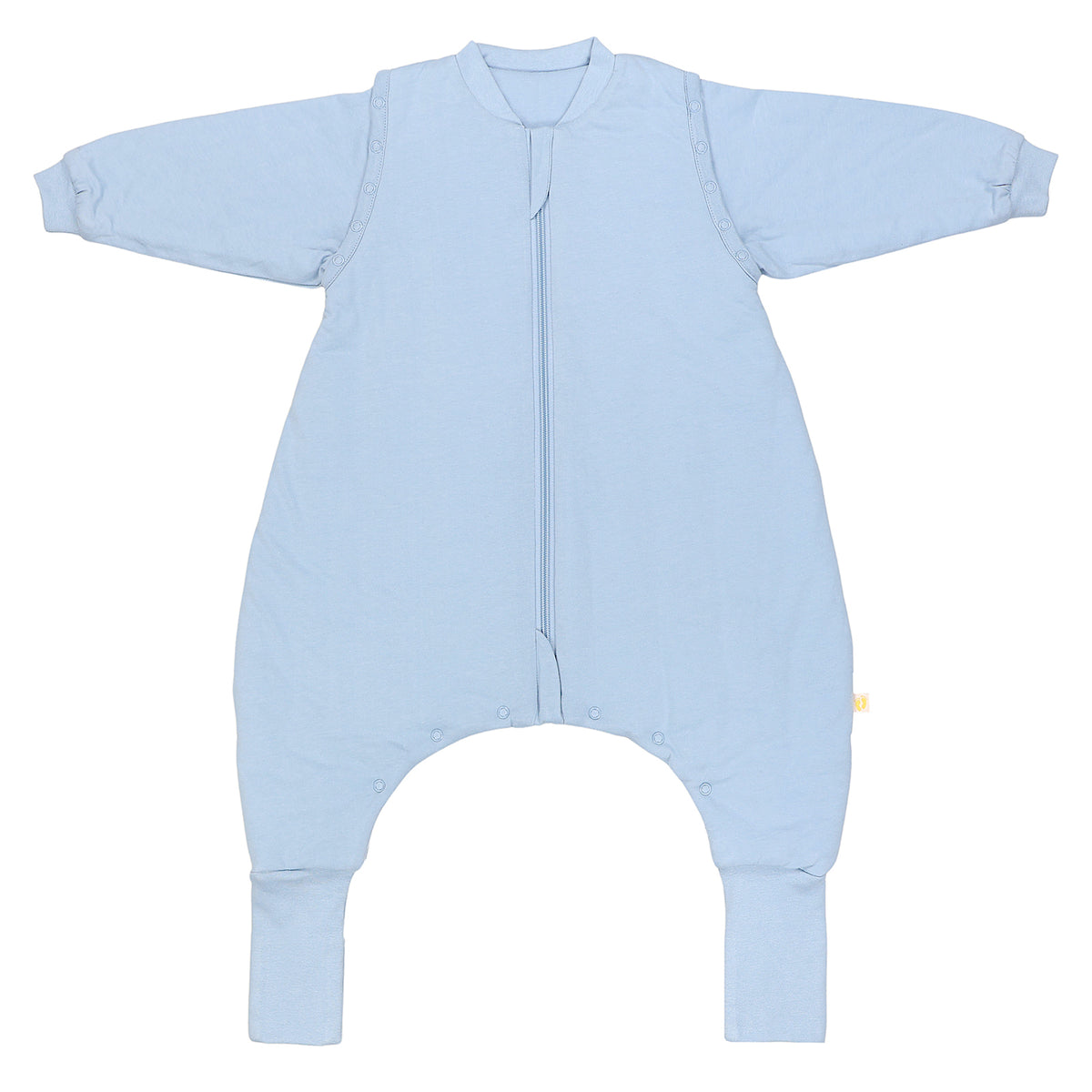 Sleeping Bag with Feet & Foldable Feet Covers - 3.5 TOG_Powder Blue_front_1209
