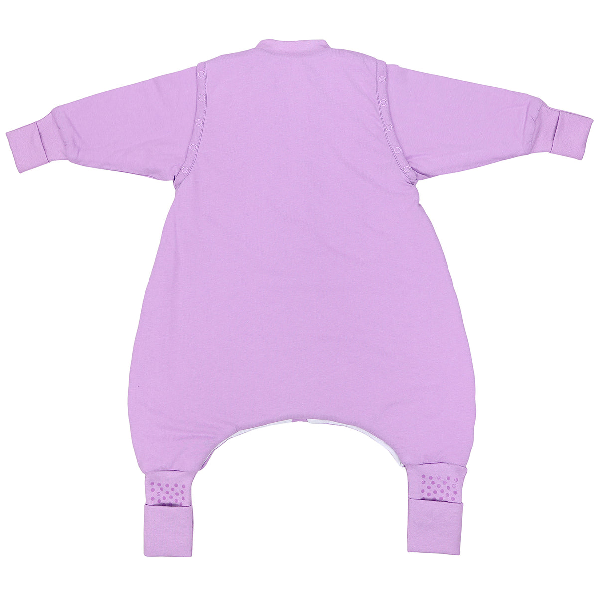 Sleeping Bag with Feet & Foldable Feet Covers - 3.5 TOG_Lilac_back_1209