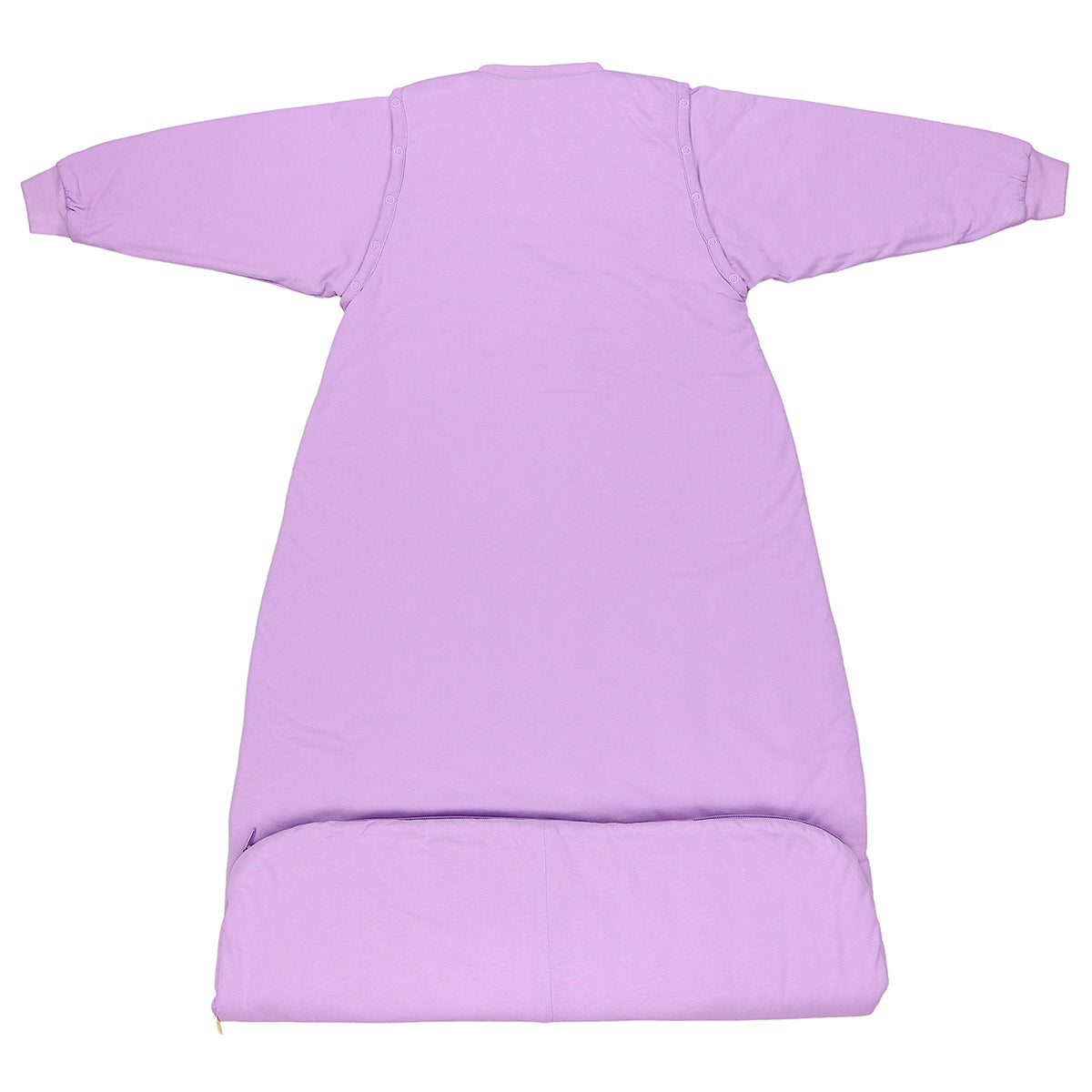 Long Sleeve Baby Sleeping Bag - 3.5 TOG_Lilac_back_1210