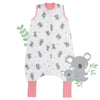 Sleeping Bag with Feet & Foldable Feet Covers - 1.0 TOG_Koala_front_418