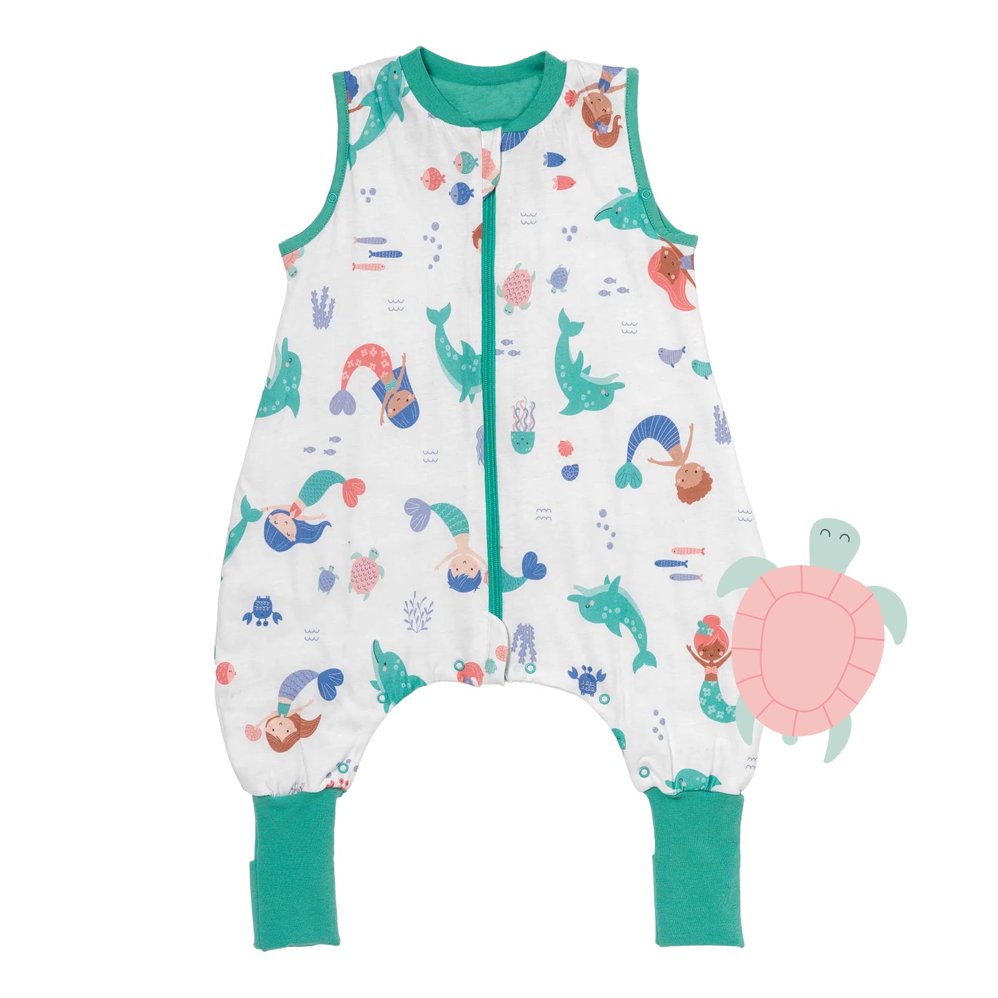 Sleeping Bag with Feet & Foldable Feet Covers - 1.0 TOG