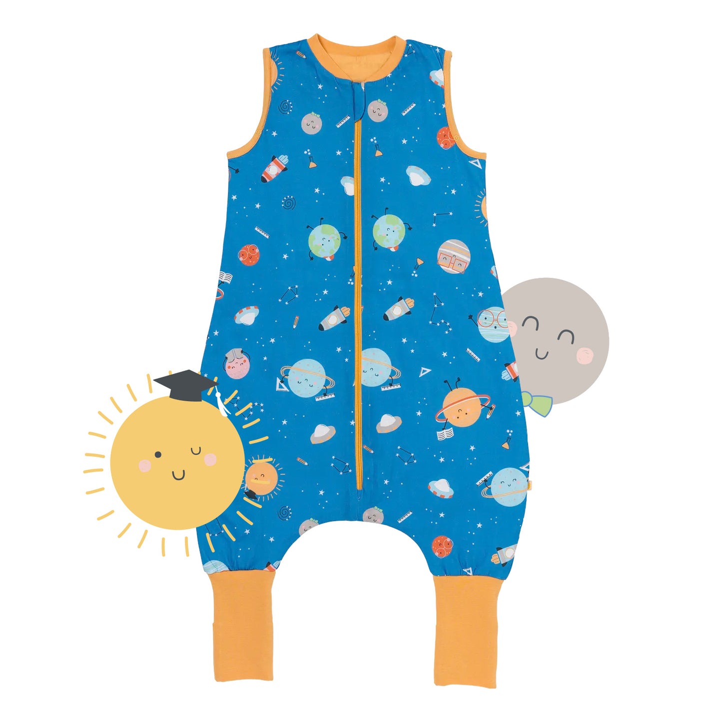 Sleeping Bag with Feet & Foldable Feet Covers - 1.0 TOG