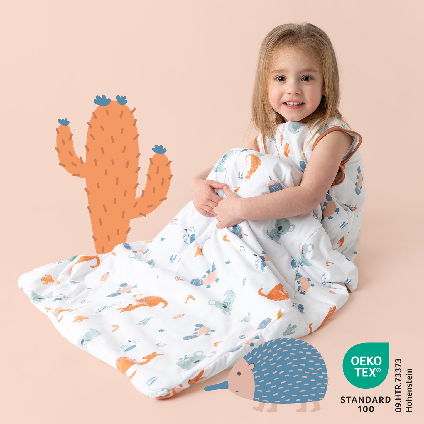 Baby Sleeping Bag - 1.0 TOG_Kangaroo_OEKOTEX_420
