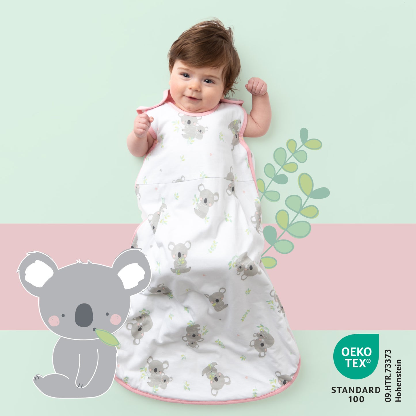 Baby Sleeping Bag - 1.0 TOG_Koala_OEKOTEX_420