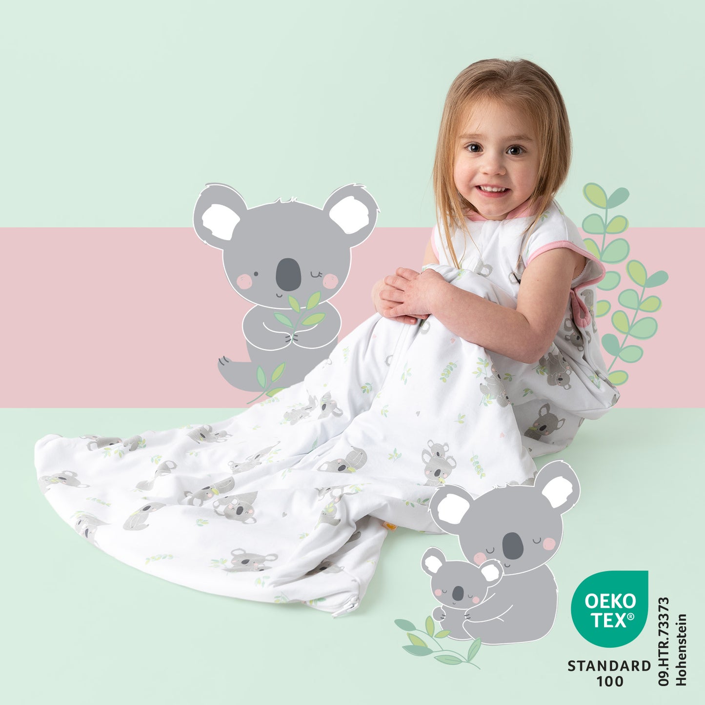 Baby Sleeping Bag - 1.0 TOG_Koala_OEKOTEX_420