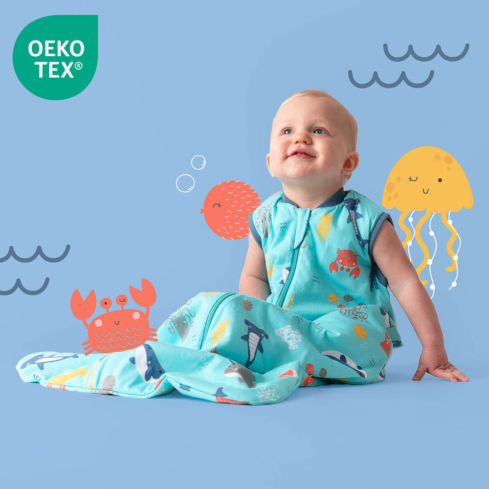 Baby Sleeping Bag - 1.0 TOG_Under the Sea_OEKOTEX_420