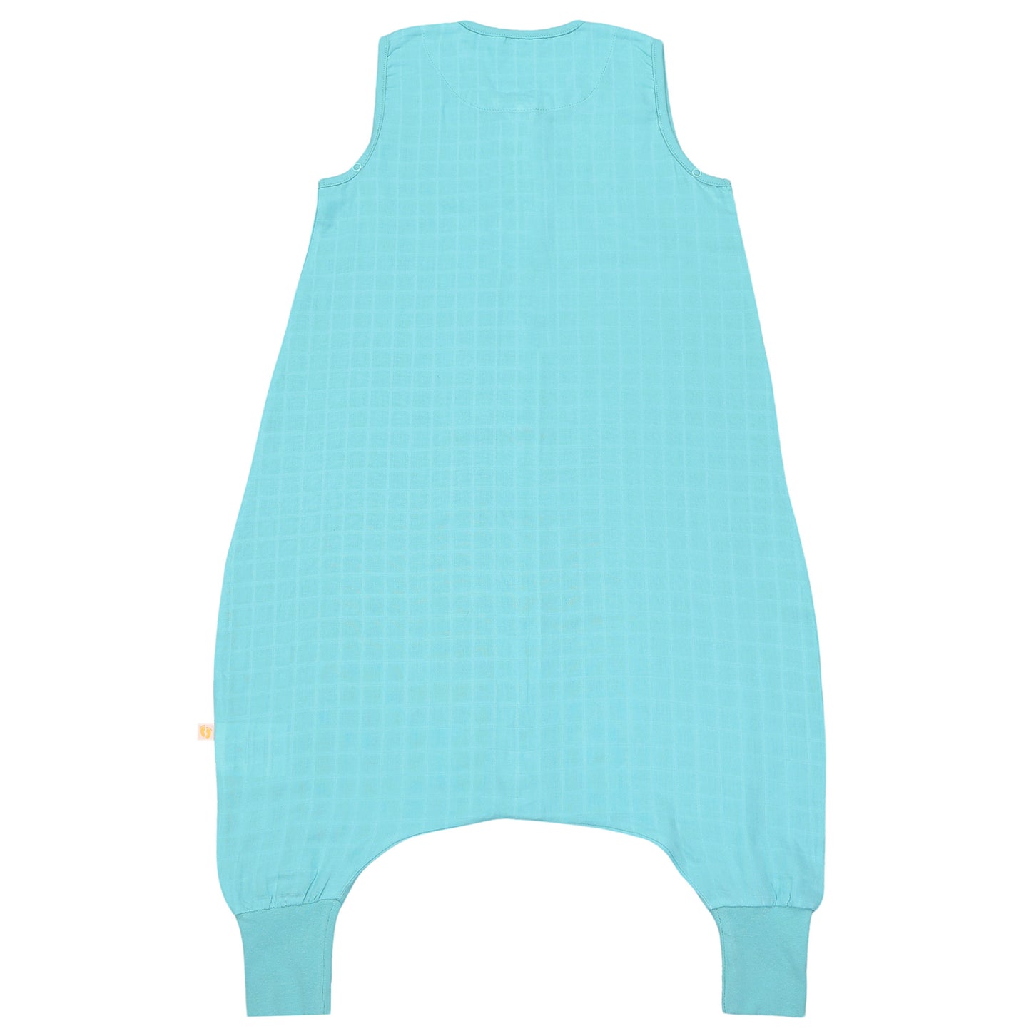 Muslin Sleeping Bag with Feet - 0.5 Tog_Aqua_6_422