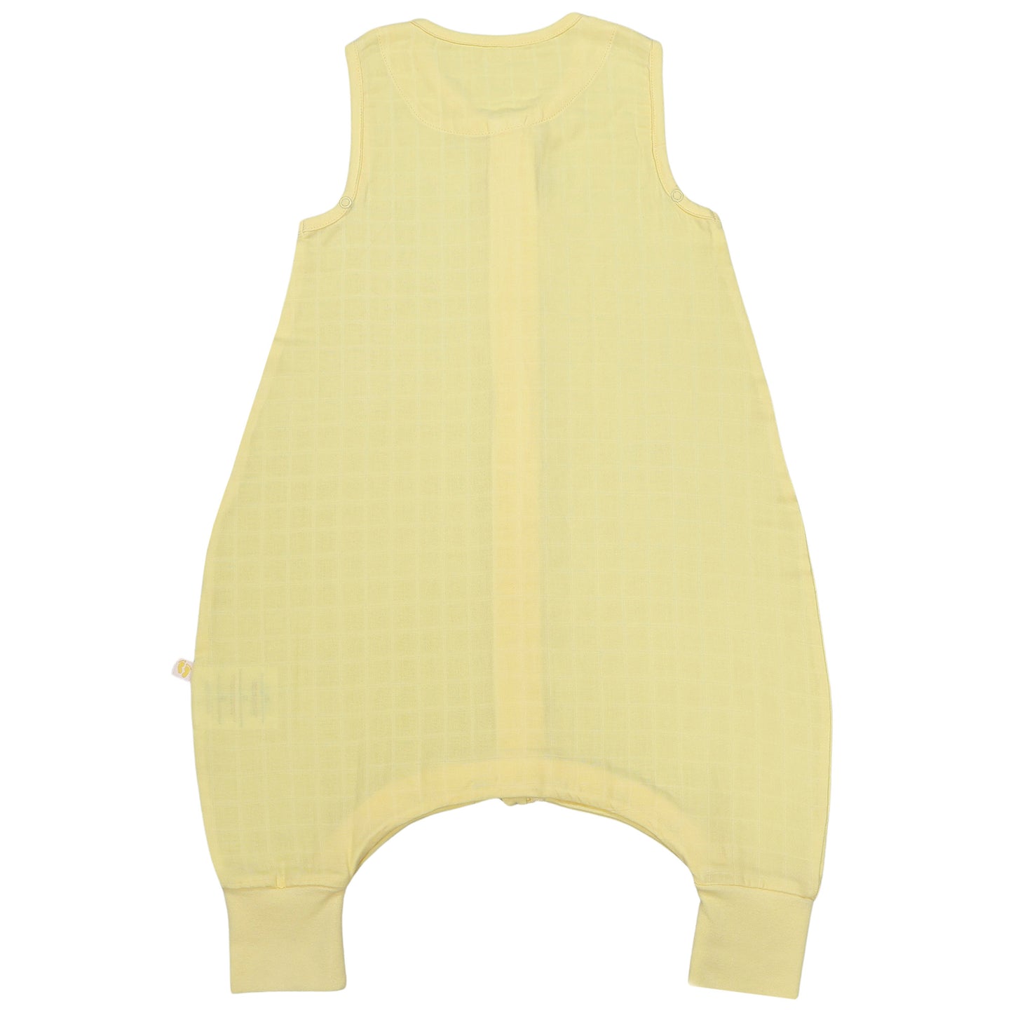 Muslin Sleeping Bag with Feet - 0.5 Tog_Soft Yellow_6_422