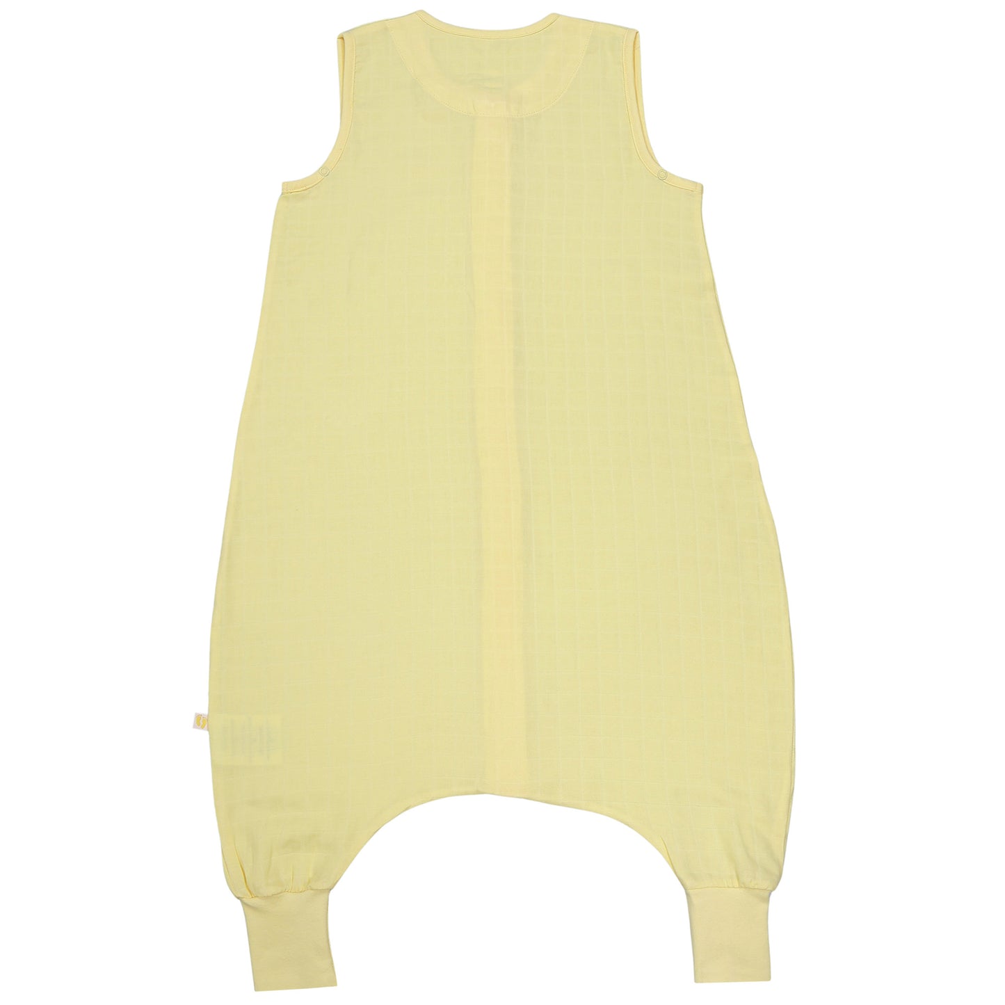 Muslin Sleeping Bag with Feet - 0.5 Tog_Soft Yellow_6_422