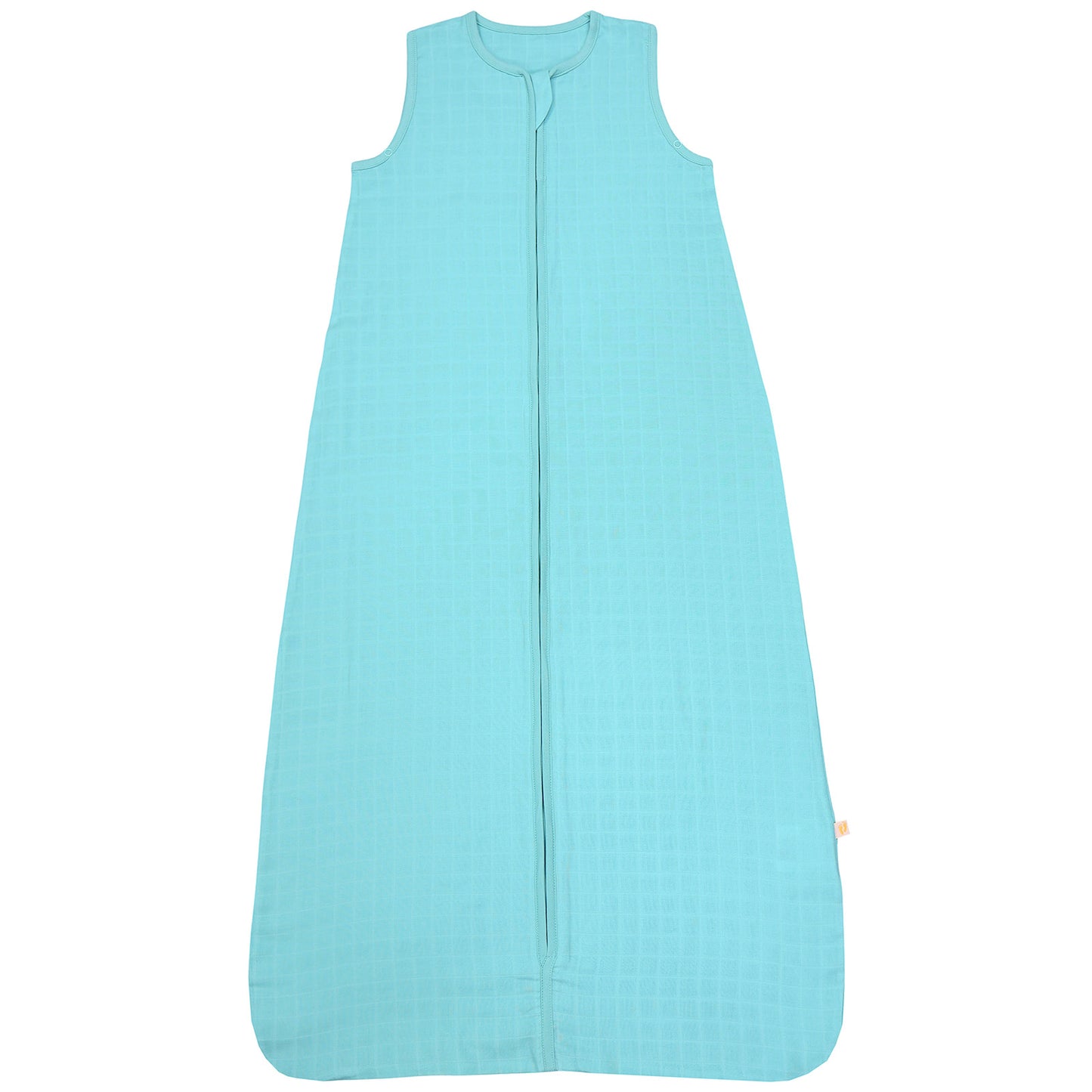 Plain Muslin Sleeping Bag - 0.5 Tog_Aqua_1_423