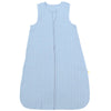 Plain Muslin Sleeping Bag - 0.5 Tog_Powder Blue_1_423