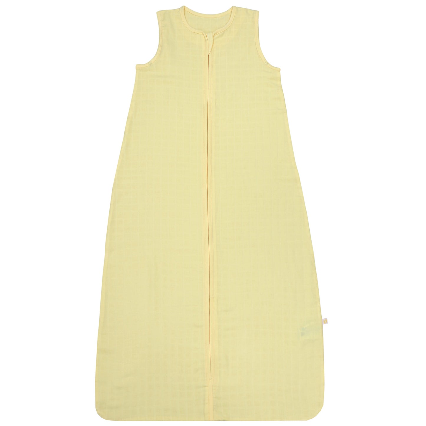 Plain Muslin Sleeping Bag - 0.5 Tog_Soft Yellow_1_423