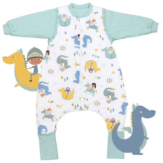 Sleeping Bag with Feet & Foldable Feet Covers - 2.5 TOG_Fantasia_front_461