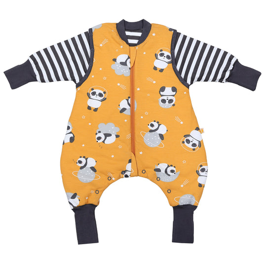 Sleeping Bag with Feet & Foldable Feet Covers - 2.5 TOG_Panda_front2_461