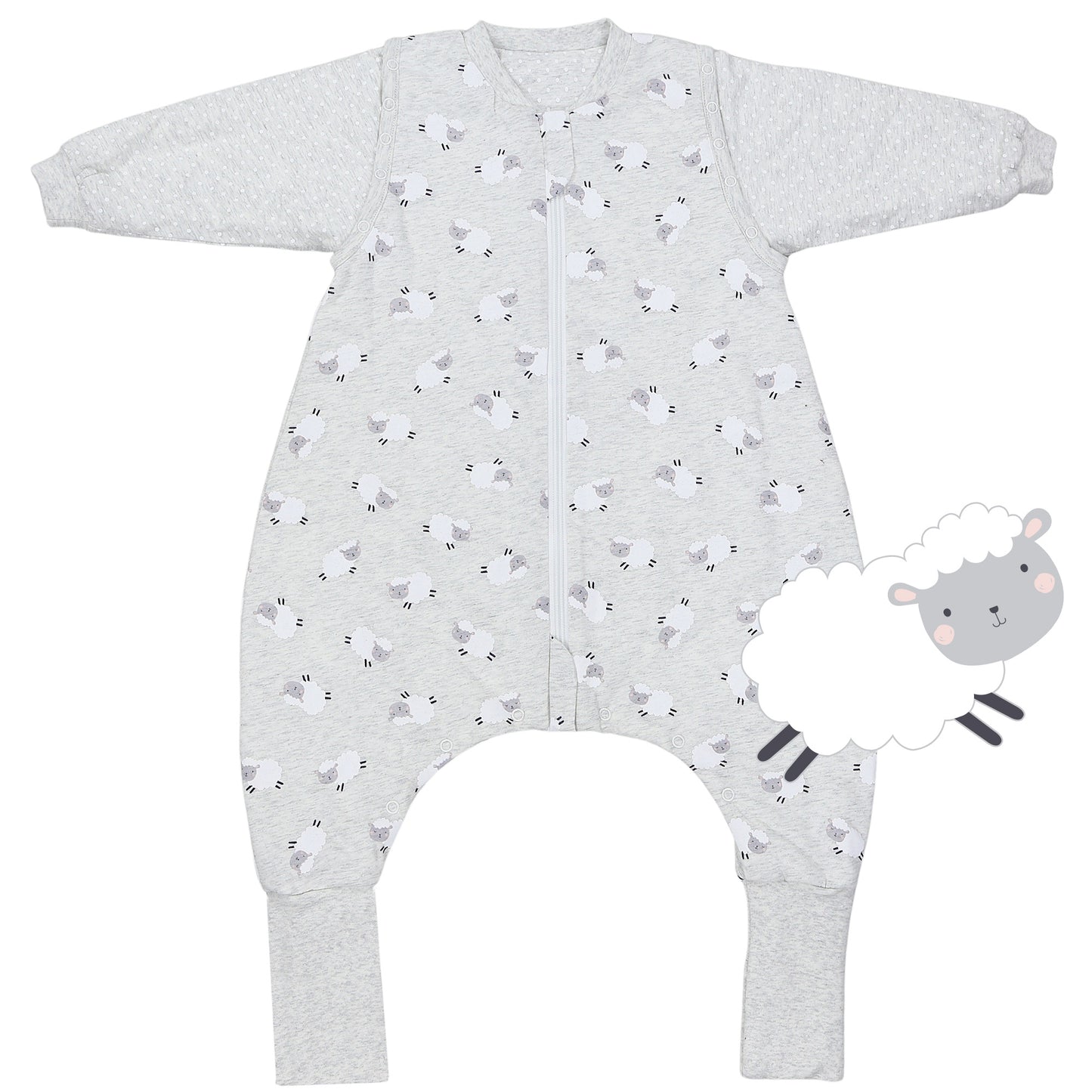 Sleeping Bag with Feet & Foldable Feet Covers - 2.5 TOG_front_461