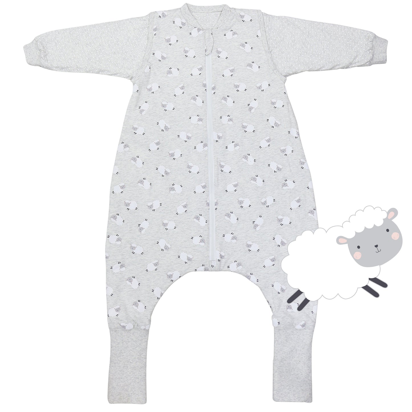 Sleeping Bag with Feet & Foldable Feet Covers - 2.5 TOG_front_461