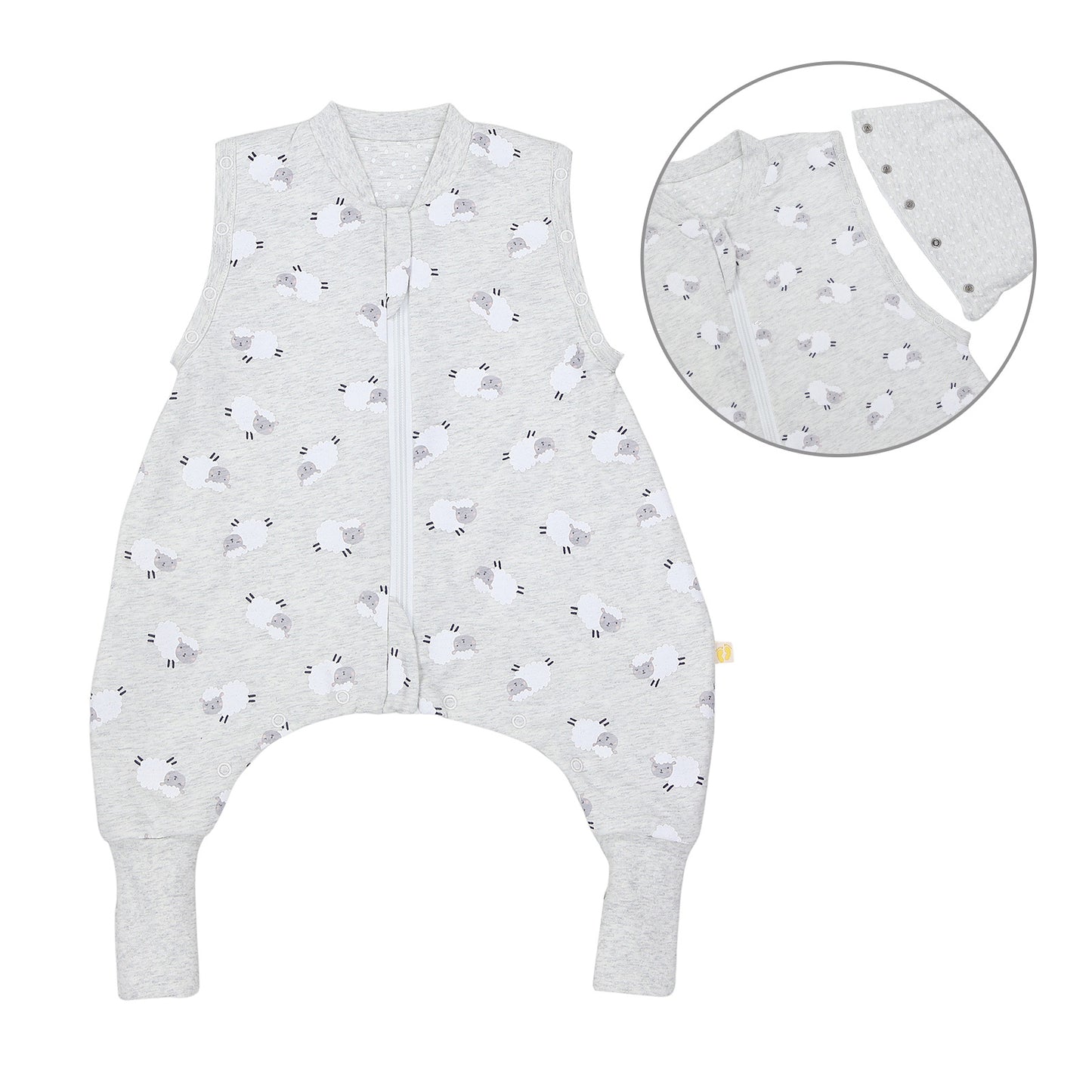 Sleeping Bag with Feet & Foldable Feet Covers - 2.5 TOG_front_461