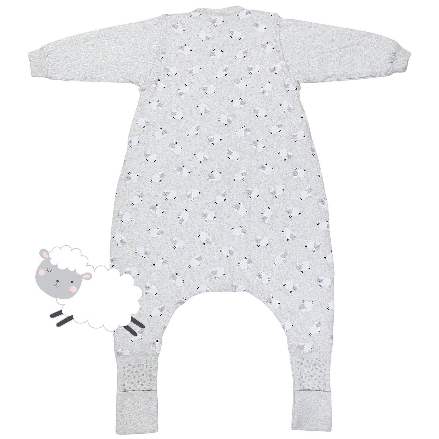 Sleeping Bag with Feet & Foldable Feet Covers - 2.5 TOG_back_461