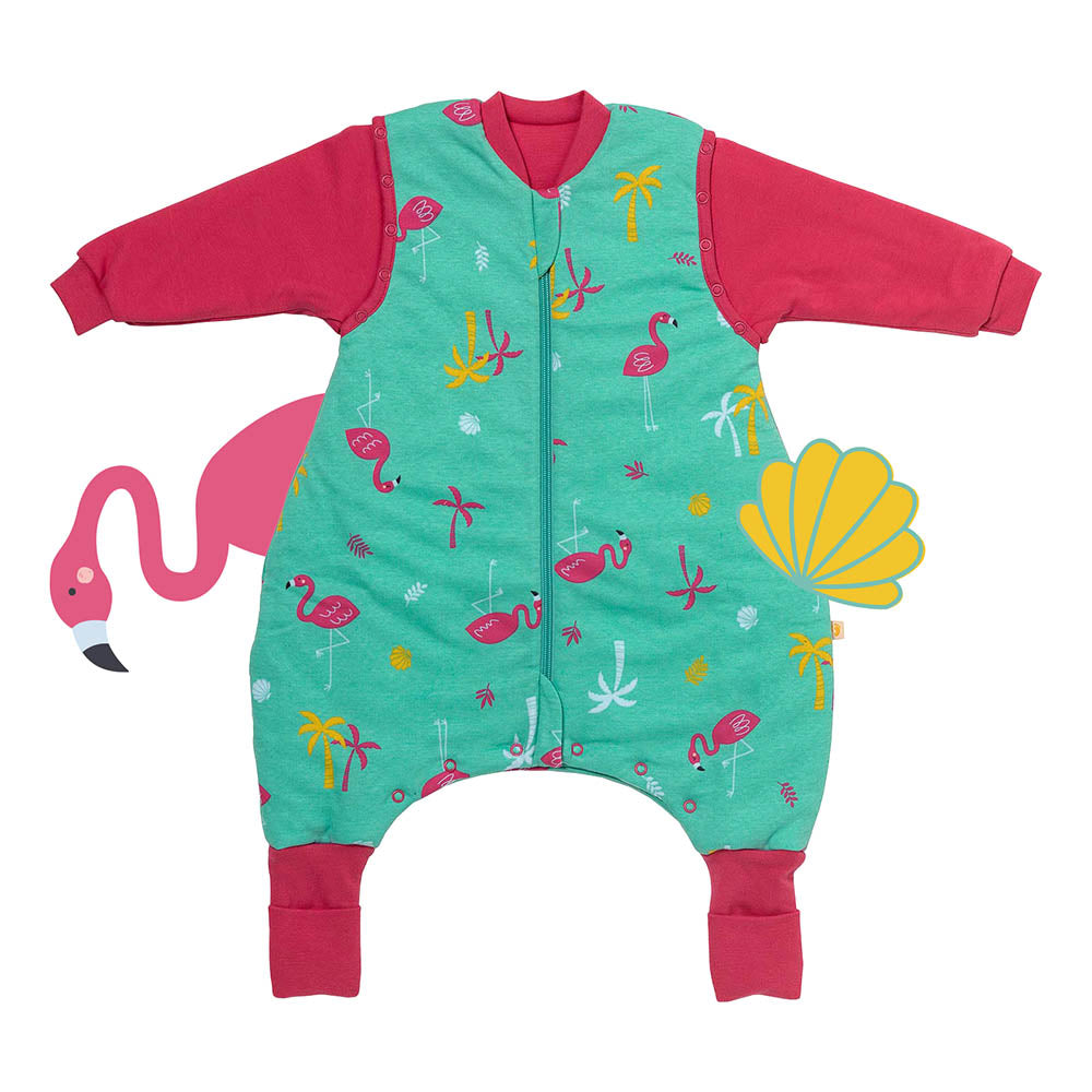 Organic Sleeping Bag with Feet & Foldable Feet Covers - 2.5 TOG