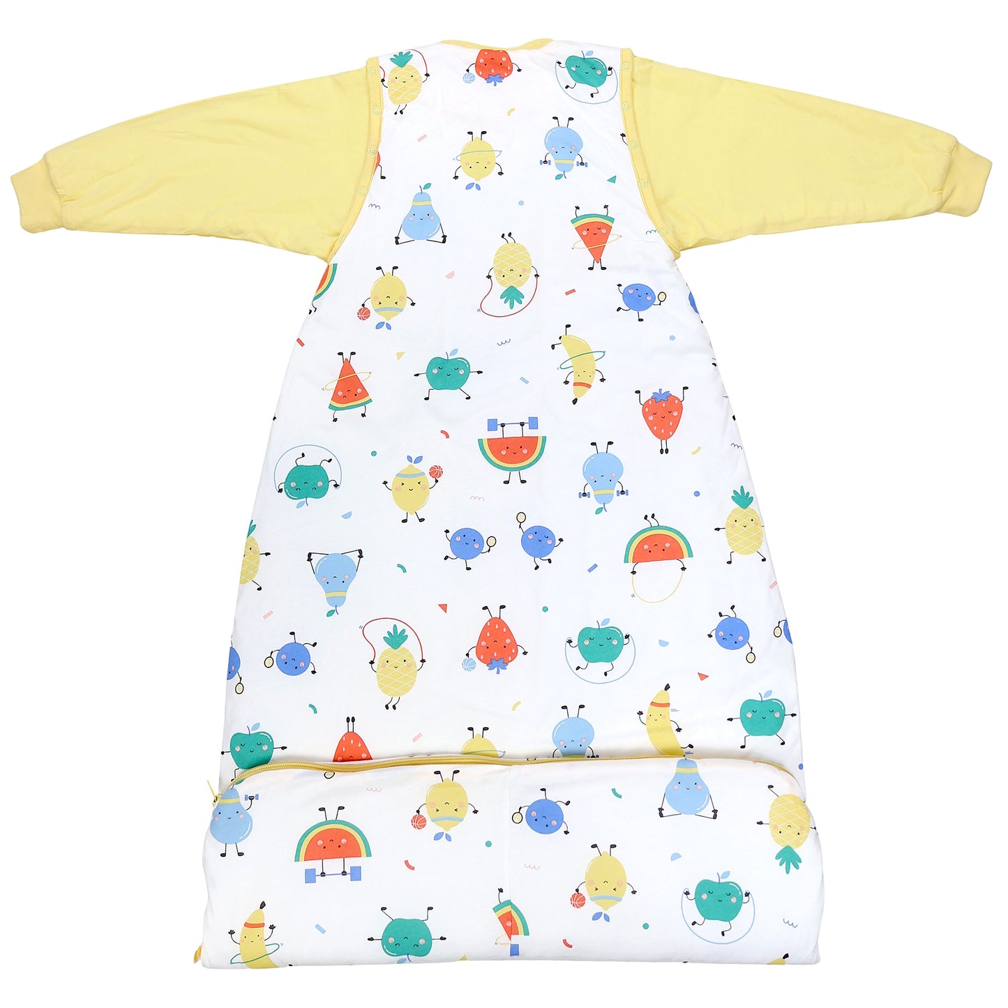 Sleeping Bag with Detachable Sleeves - 2.5 TOG_Sporty Fruit_back_465