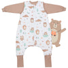 Sleeping Bag with Feet & Foldable Feet Covers - 3.5 TOG_Explorer Bear_front_468