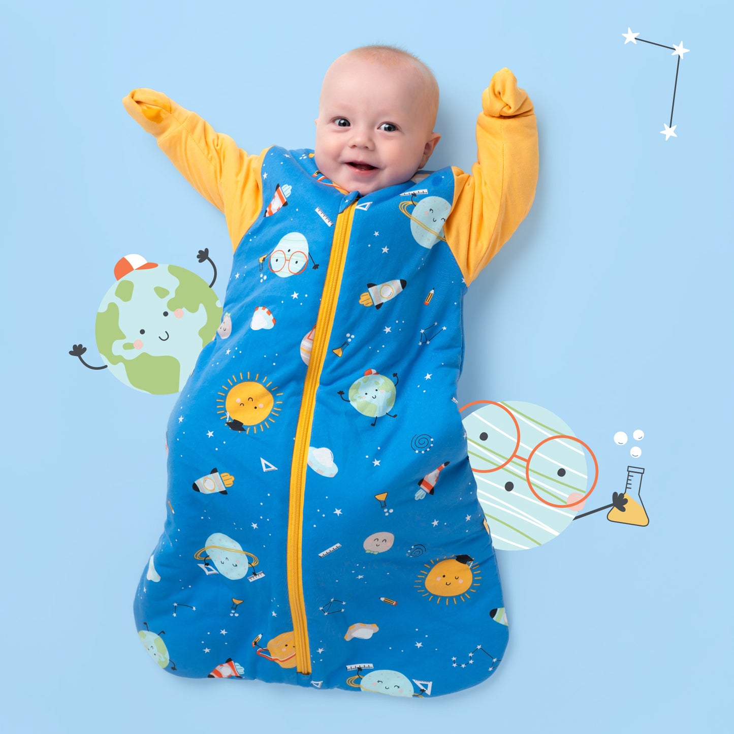 Long Sleeve Baby Sleeping Bag - 3.5 TOG