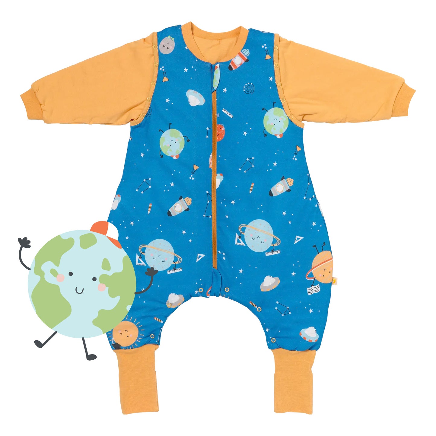 Sleeping Bag with Feet, Foldable Feet Covers & Sleeves - 1.0 TOG