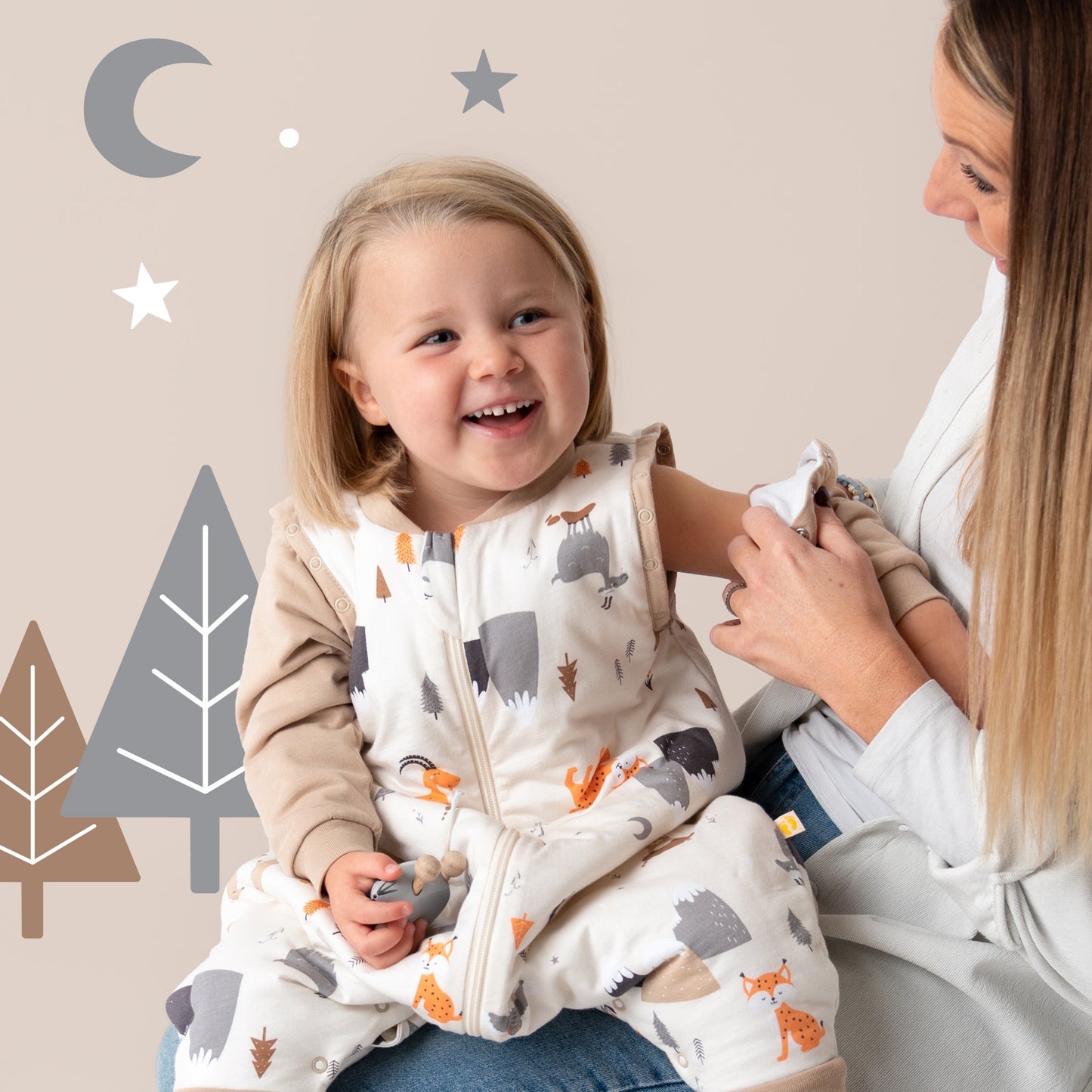 Sleeping Bag with Feet & Foldable Feet Covers - 3.5 TOG