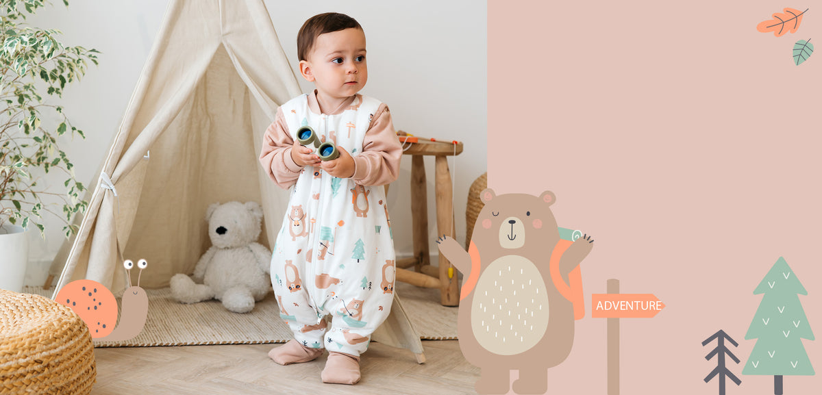Sleeping Bag Explorer Bear