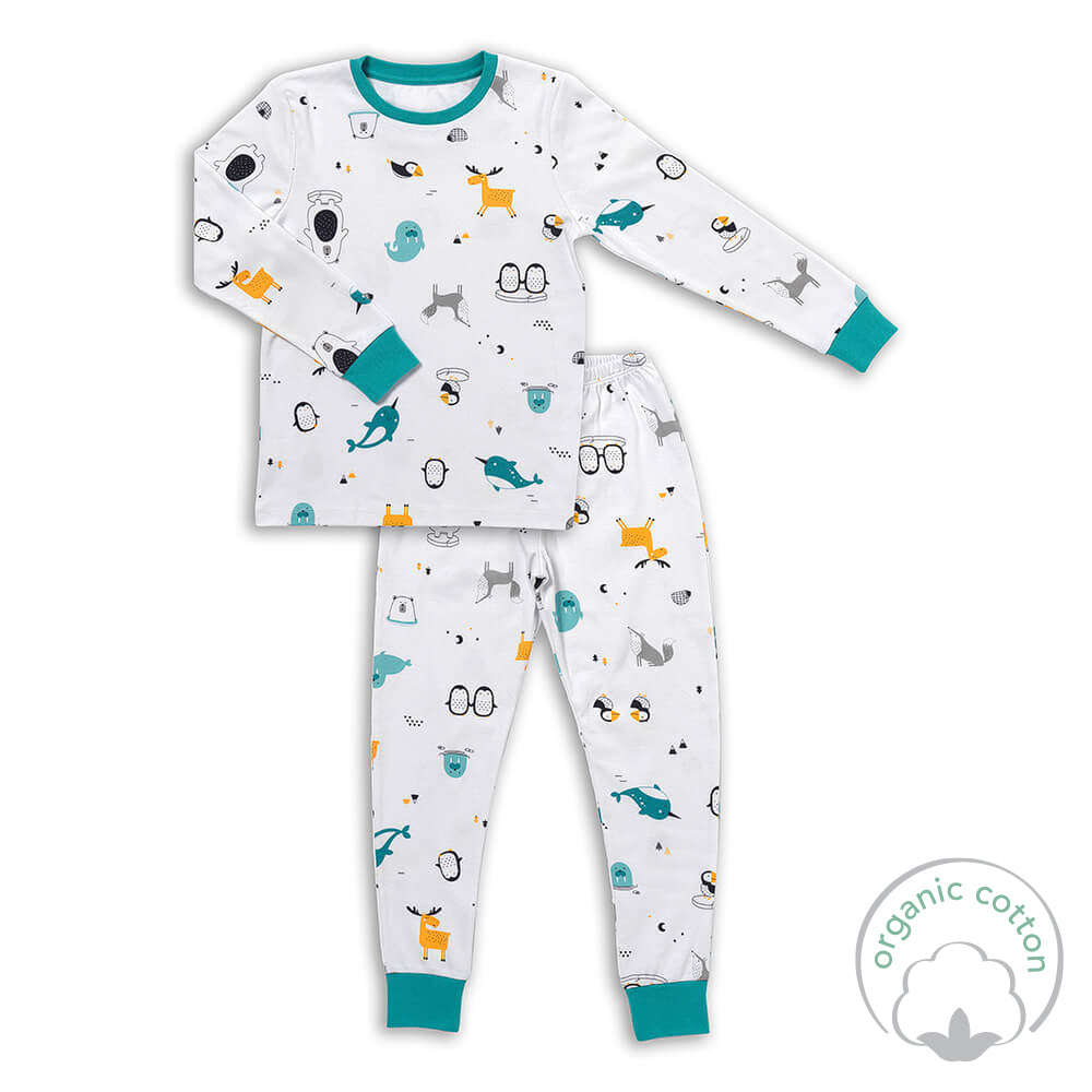 Organic Children's Pyjamas_Polar Pals_OEKOTEX_444