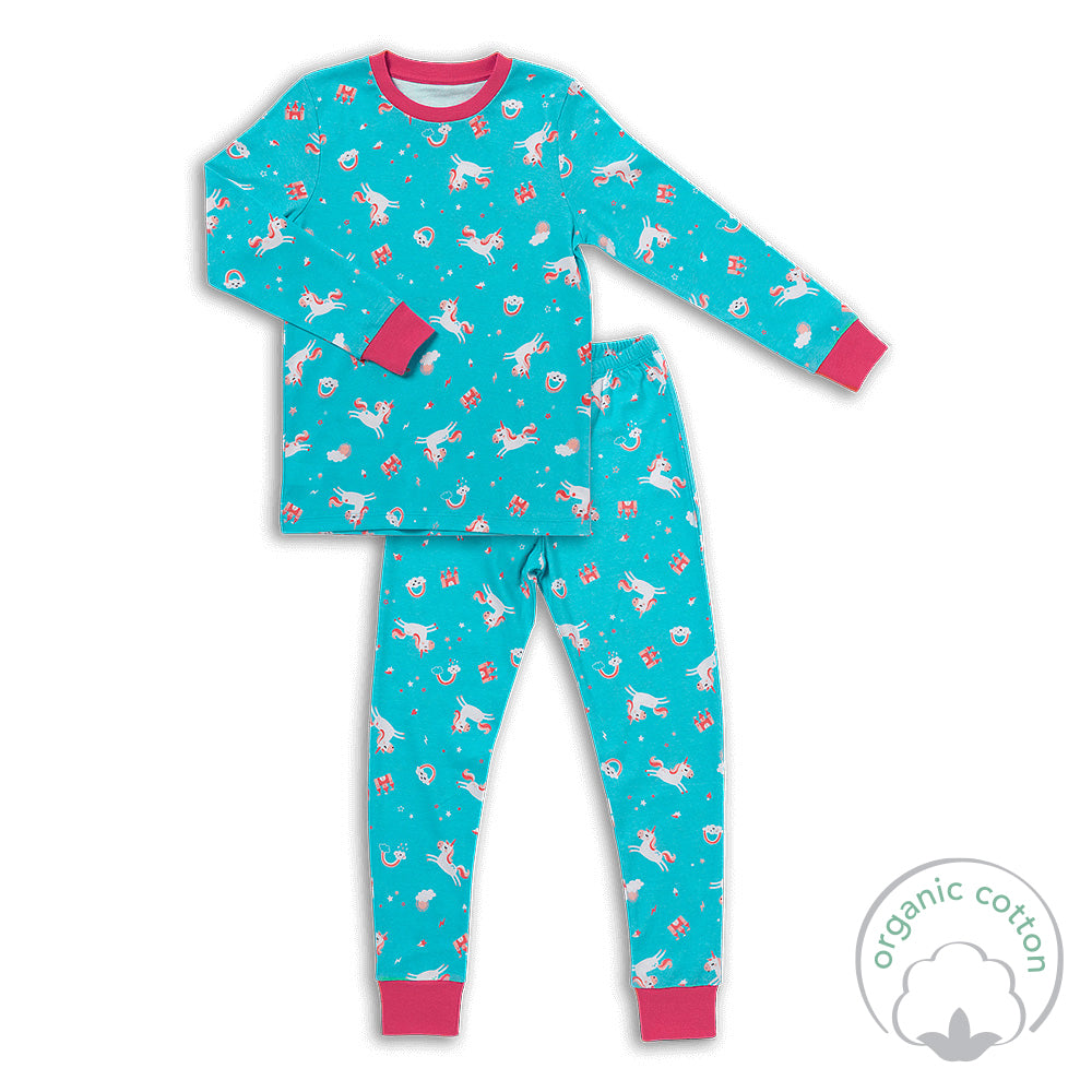 Organic Children's Pyjamas_Unicorn_OEKOTEX_444
