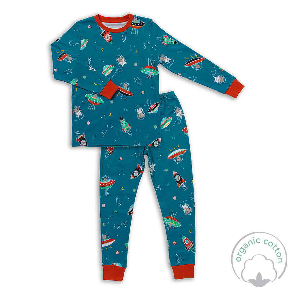 Organic Children's Pyjamas_Space_OEKOTEX_444