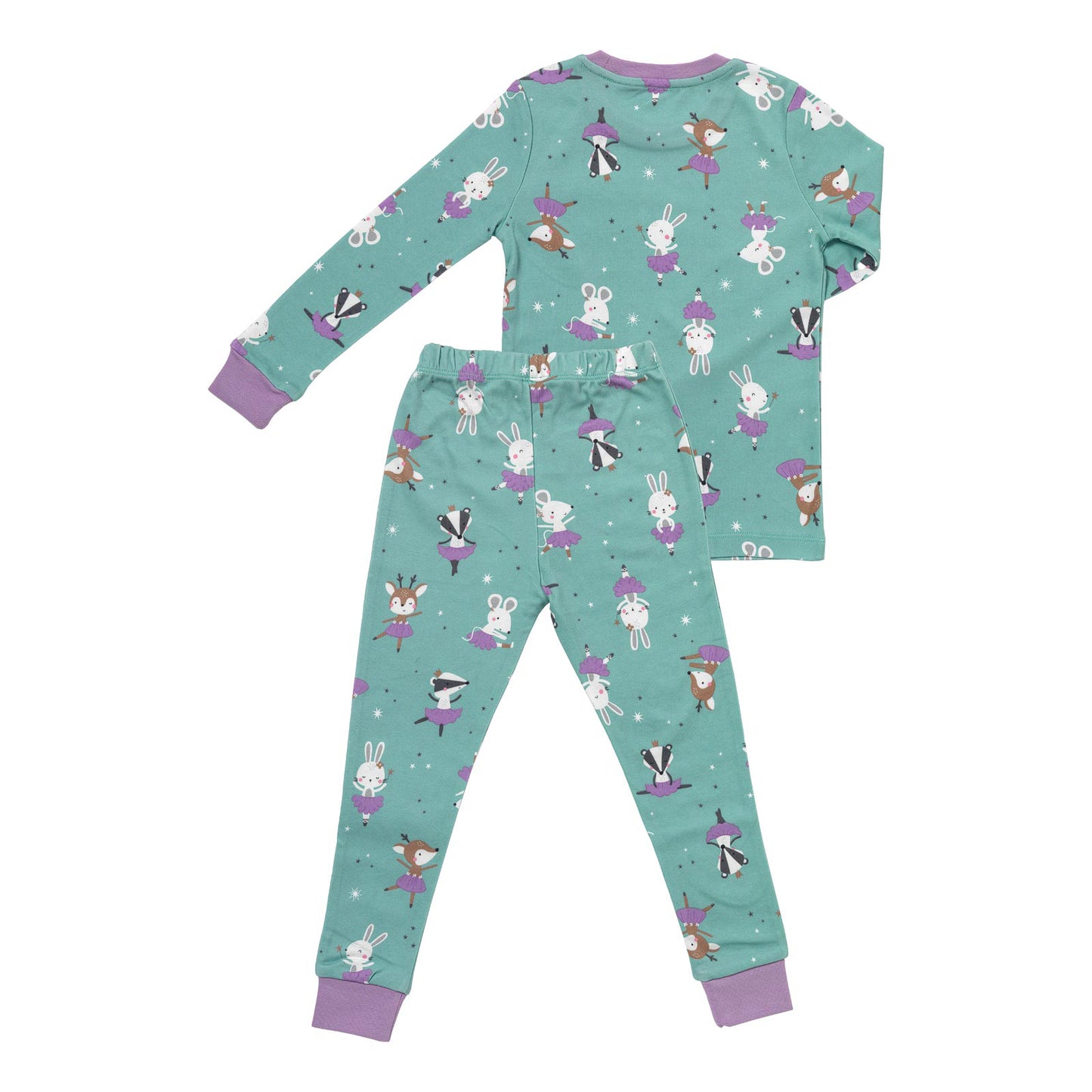 Organic Children's Pyjamas_Ballerina_back_444