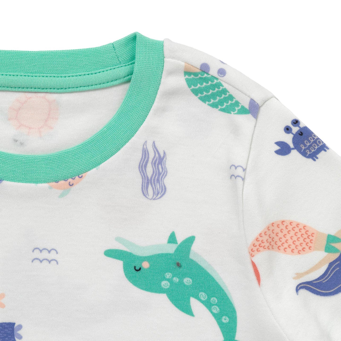 Organic Children's Pyjamas_Mermaid_detail_444