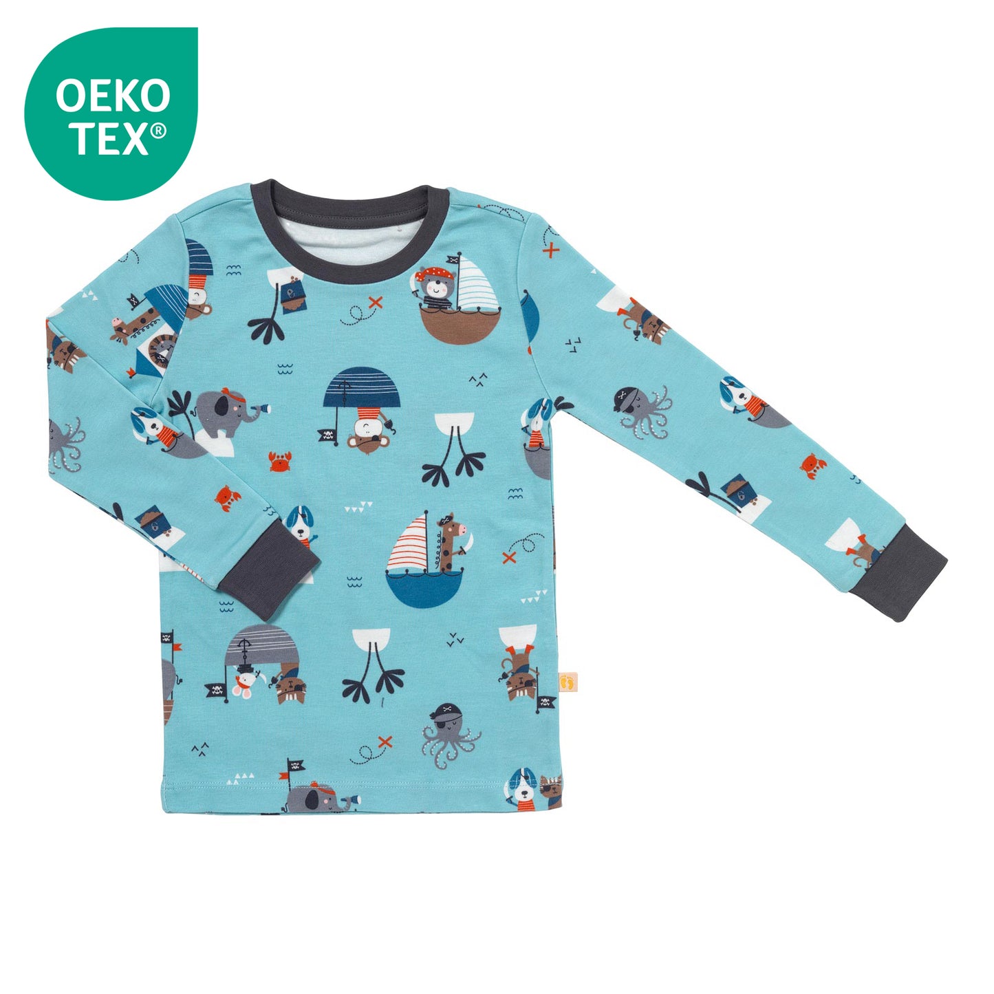 Organic Children's Pyjamas_Pirate_OEKOTEX_444