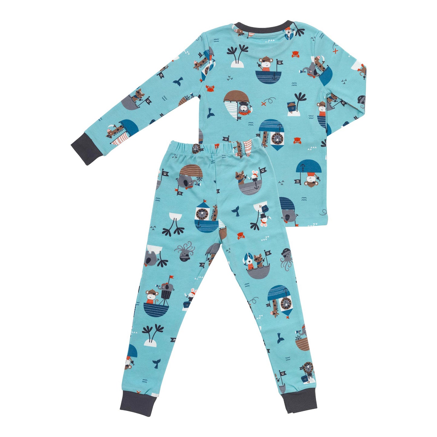 Organic Children's Pyjamas_Pirate_back_444