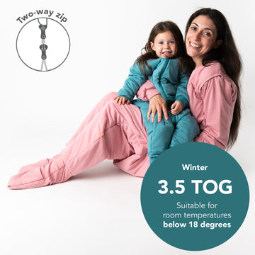 schlafsack winter tog Adult Sleeping Bag with Feet & Detachable Sleeves