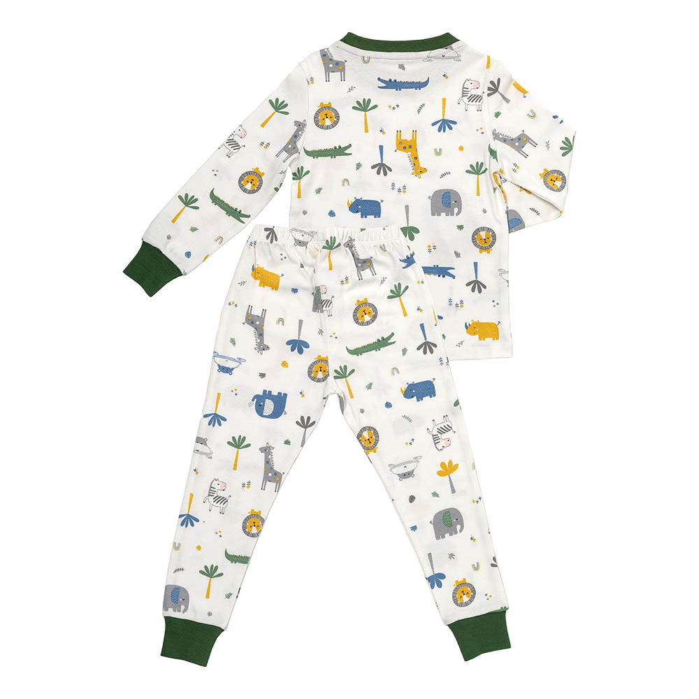 Organic Children's Pyjamas_Jungle_back_444
