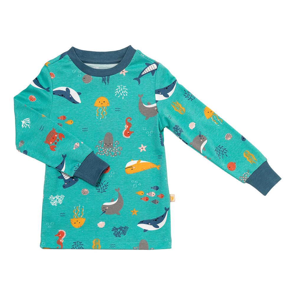 Organic Children's Pyjamas_Under the Sea_top_444