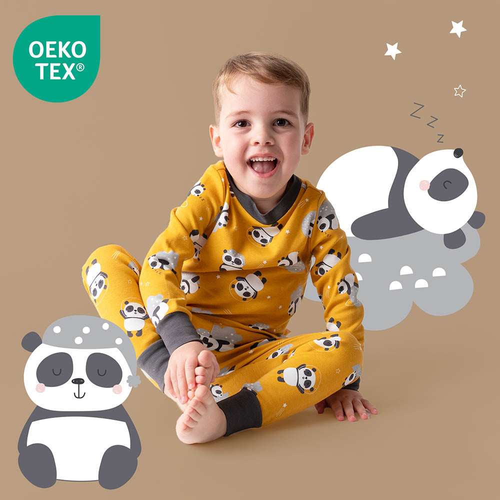 Organic Children's Pyjamas_Panda_OEKOTEX_444